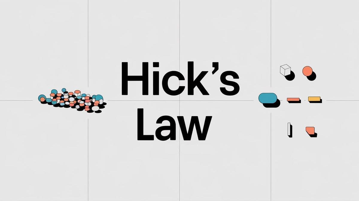 心理学から学ぶ、ヒックの法則が示すUXデザインのヒント
