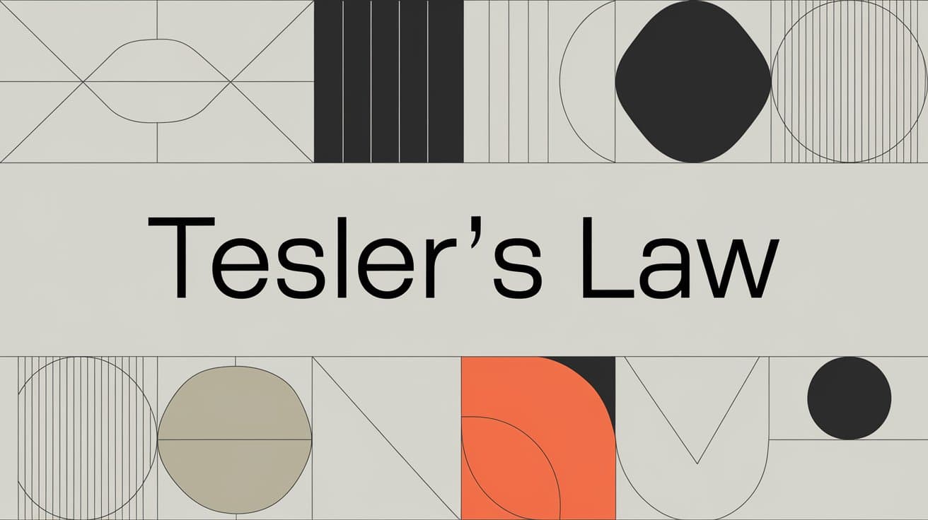 心理学から学ぶ、テスラーの法則が示すUXデザインのヒント